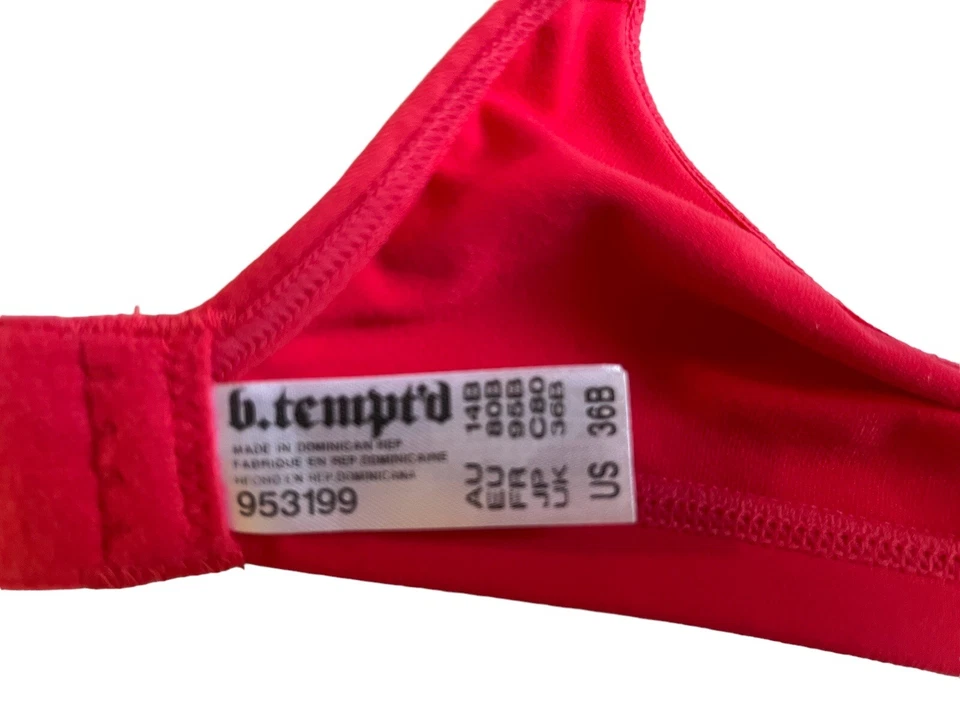 b.tempt'd por Wacoal B. Sutiã esportivo ACTIVE baixo impacto 36B rosa novo - Imagem 4 de 4