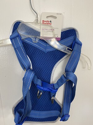 Boots Barkley XL 90+ No Pull Dog Harness Blue NWT