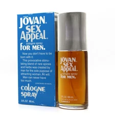 JOVAN SEX APPEAL by Coty 3.0 oz (88 ml) cologne spray for men *Vintage*