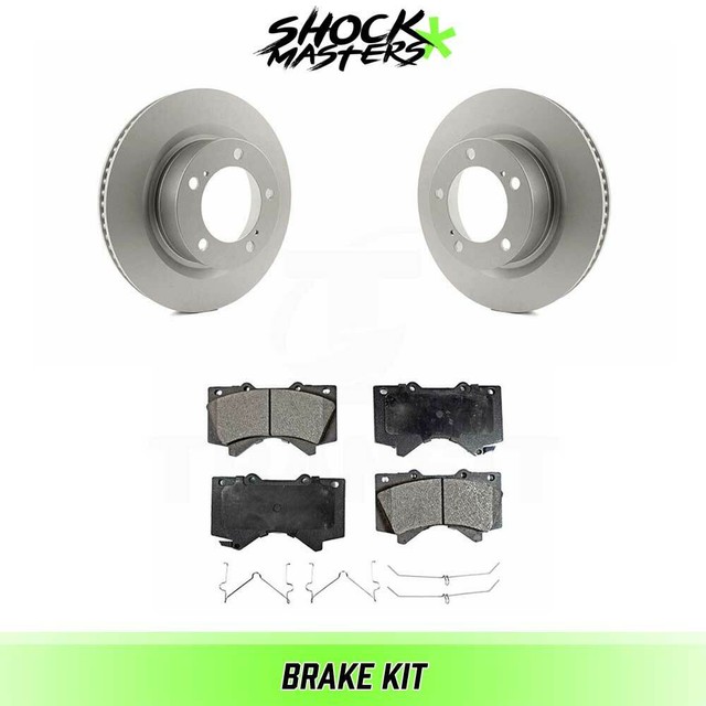 Front Semi Metalic Brake Pads & Rotor Kit for 2007-2018 Toyota Tundra