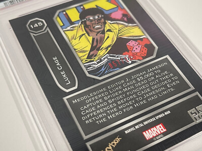 2022 MARVEL METAL UNIVERSE SPIDER-MAN LUKE CAGE PRECIOUS GEMS RED 