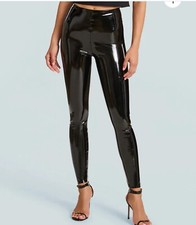 NWT Commando Faux Patent Leather Legging Black Size SP 118