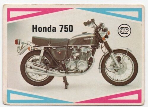 1974 Scanlens Choppers & Hot Bikes (45) Honda 750