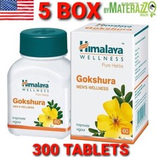 GOKSHURA HIMALAYA OFFICIAL 5 Box 300 TABLETS HERBALS MEN'S HEALTHS