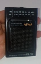Vintage AIWA CR-S10 AM/FM Stereo receiver pocket radio,portable radio tuner