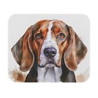 Loyal Companion Mouse Pad, American Foxhound Edition, Dog Lovers Desk Art