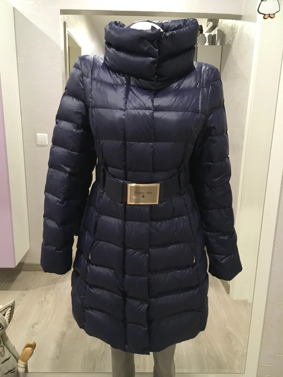 Patrizia Pepe Ladies Blue Duck Down Jacket Size IT 44 eBay