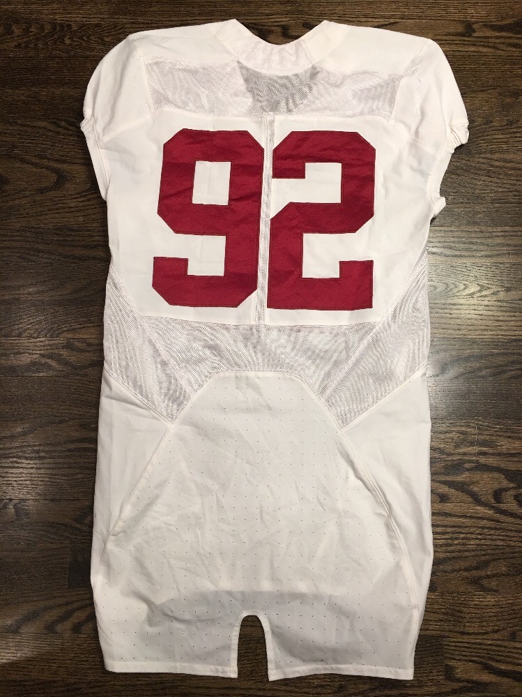 Game Worn Used 2016 Alabama Crimson Tide Bama Football Game Worn Used 2016 Alabama Crimson Tide Bama Football