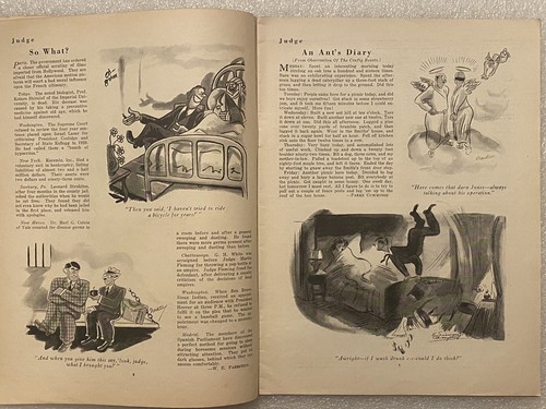 1932 Sept. Judge Magazine Ocean Liner Cover Red Grange Football Nudist Colony - Picture 8 of 22