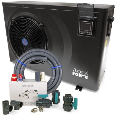 AquaForte Full Inverter Wärmepumpe 11,5 kW Wi-Fi Bypass-Set Complete Poolheizung