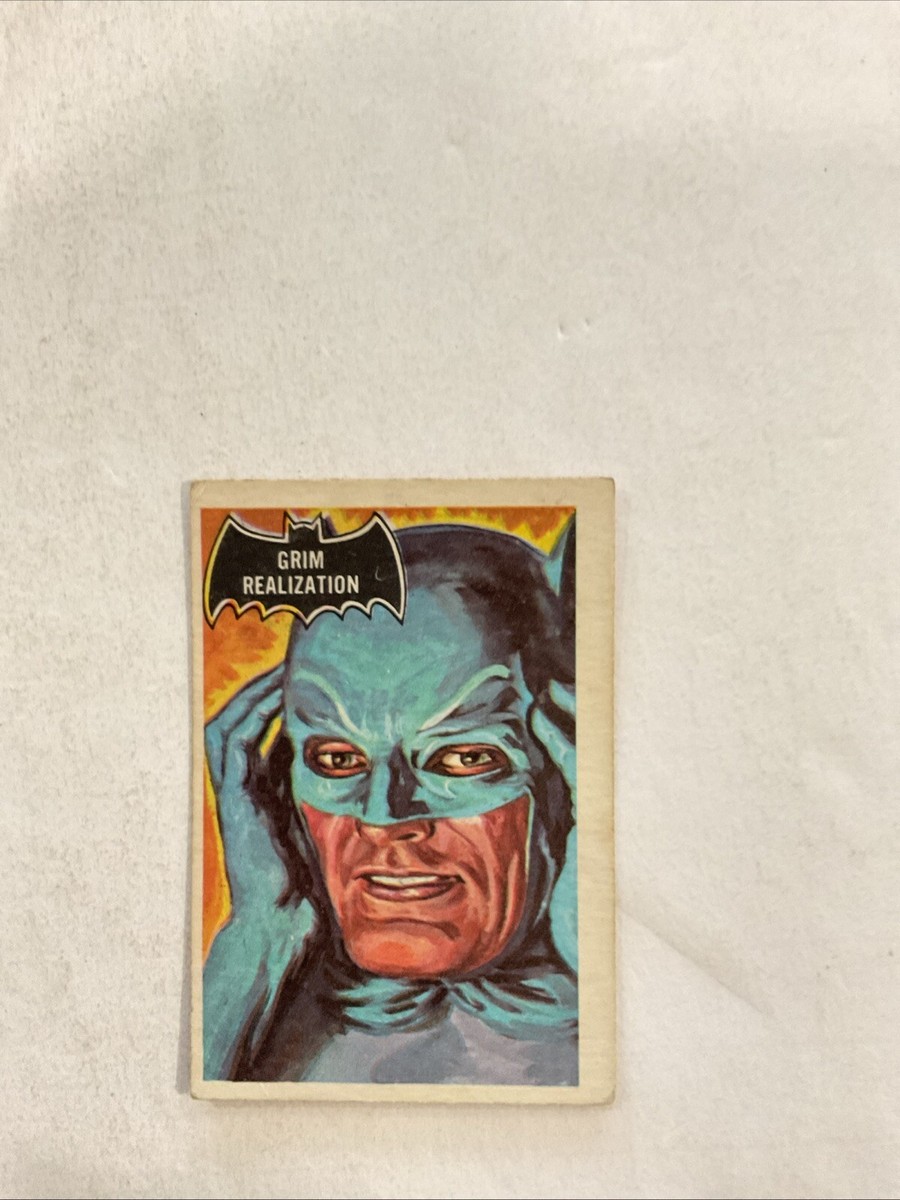 1966 Topps AB&C Mini Batman Black Bat #7 Grim Realization
