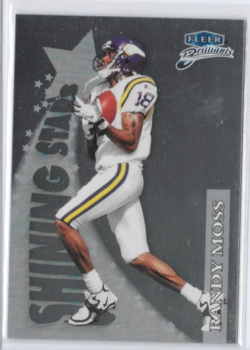 1998 Fleer Brilliants Shining Stars #7 Randy Moss Rookie Vikings 