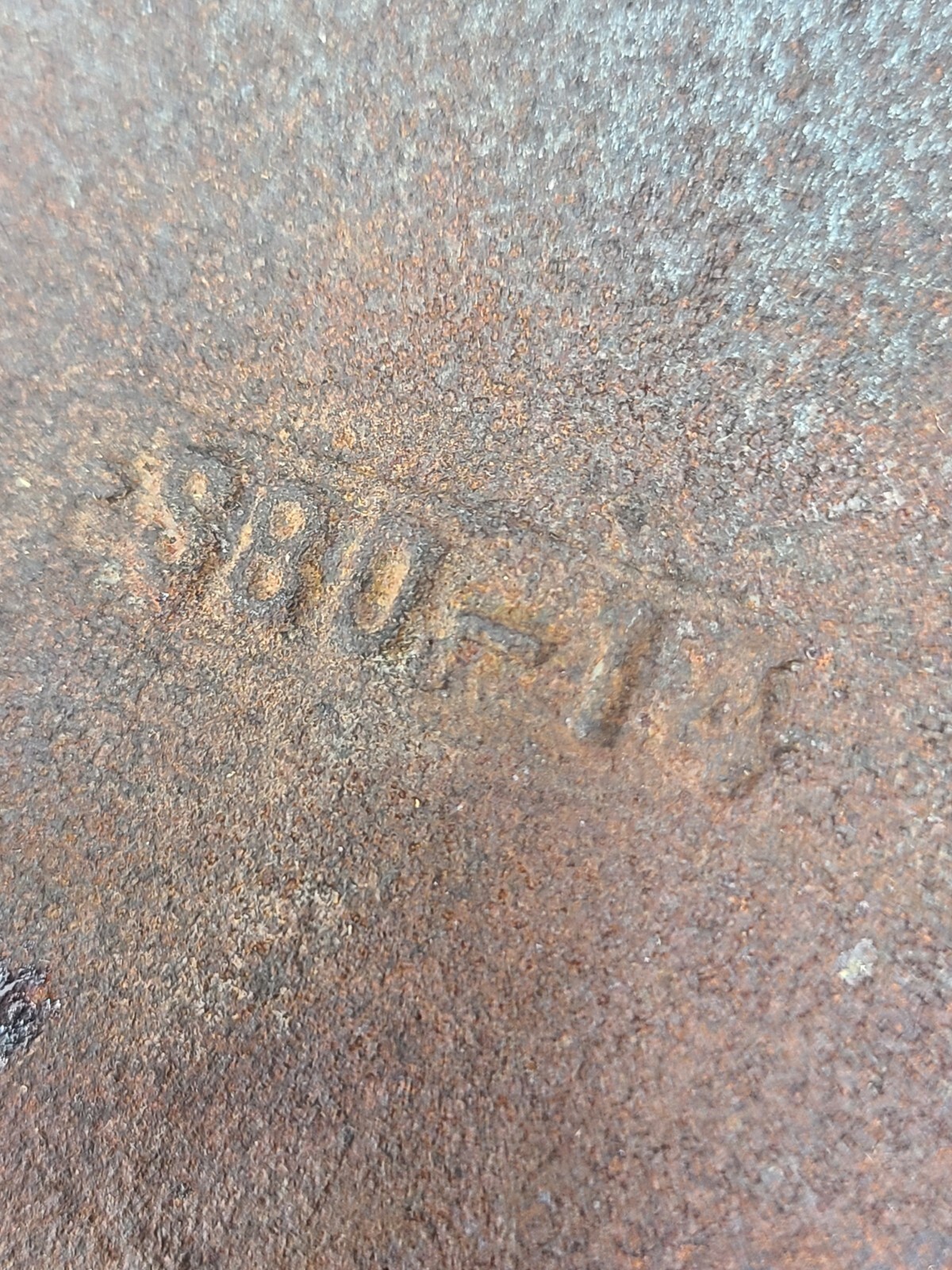 Vintage Cast Iron Griddle w/ AntiWarp Bars S8014 G Heavy Duty 22 x 12