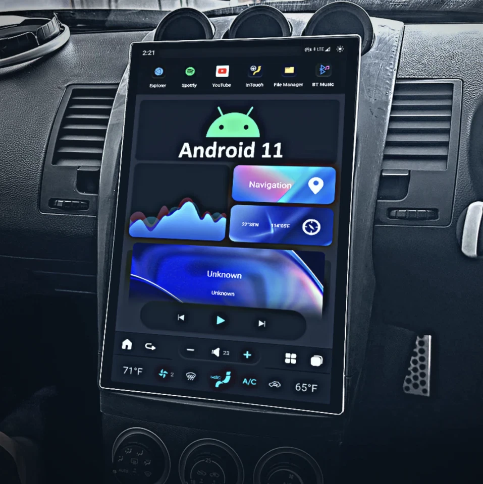 For Nissan 350Z 2002-2009 Wireless Apple CarPlay & Android Auto 14.5" Screen - Image 4 of 4