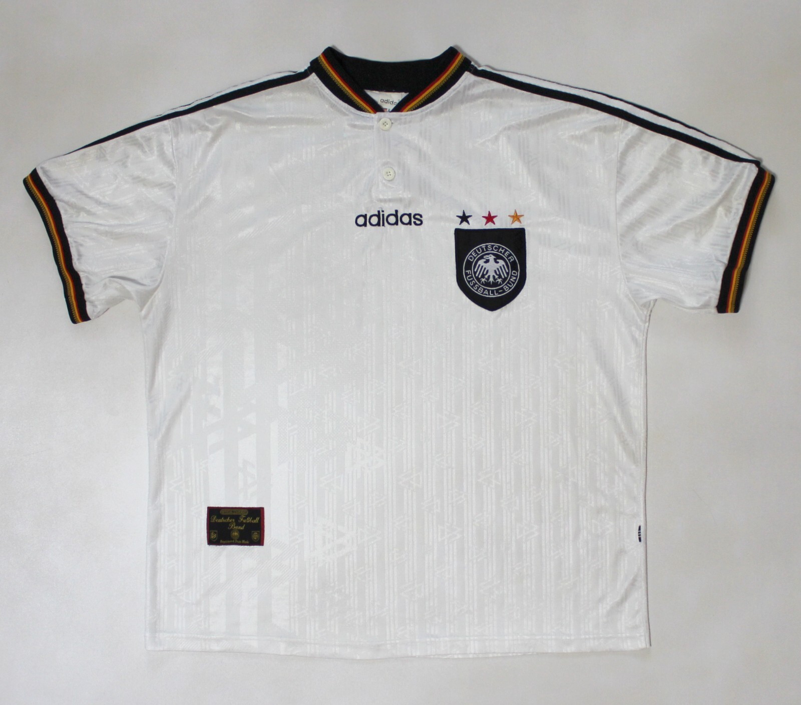 Vintage 1996 - 1998 Germany Home Football Shirt Jersey (size XXL)