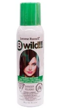 B Wild!! Temporary Hair Color , 3.5oz, Jaguar Green Spray On Wash Out