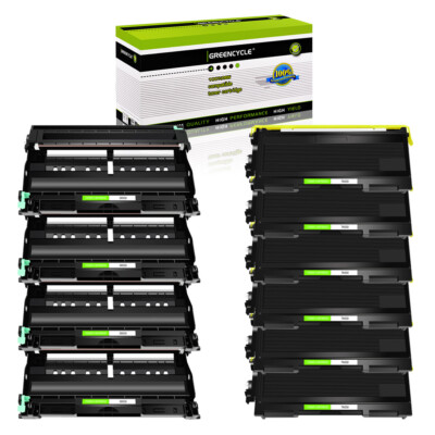 6 TN350 Toner + 4 DR350 Drum Fits for Brother HL-2030 2040 2035 2045 2030R 2040N