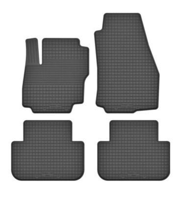 Gummifußmatten für Ford C-Max II Bj. 2010 - 2019 Schwarz Automatten FR_DX-19
