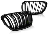 Paar KüHlergrill Bmw 2Er F22/F23 M2 Look Schwarz GläNzend