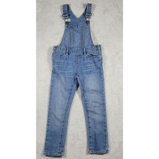 Baby Gap 2014 Girls Washed Denim Overalls 4 Yrs