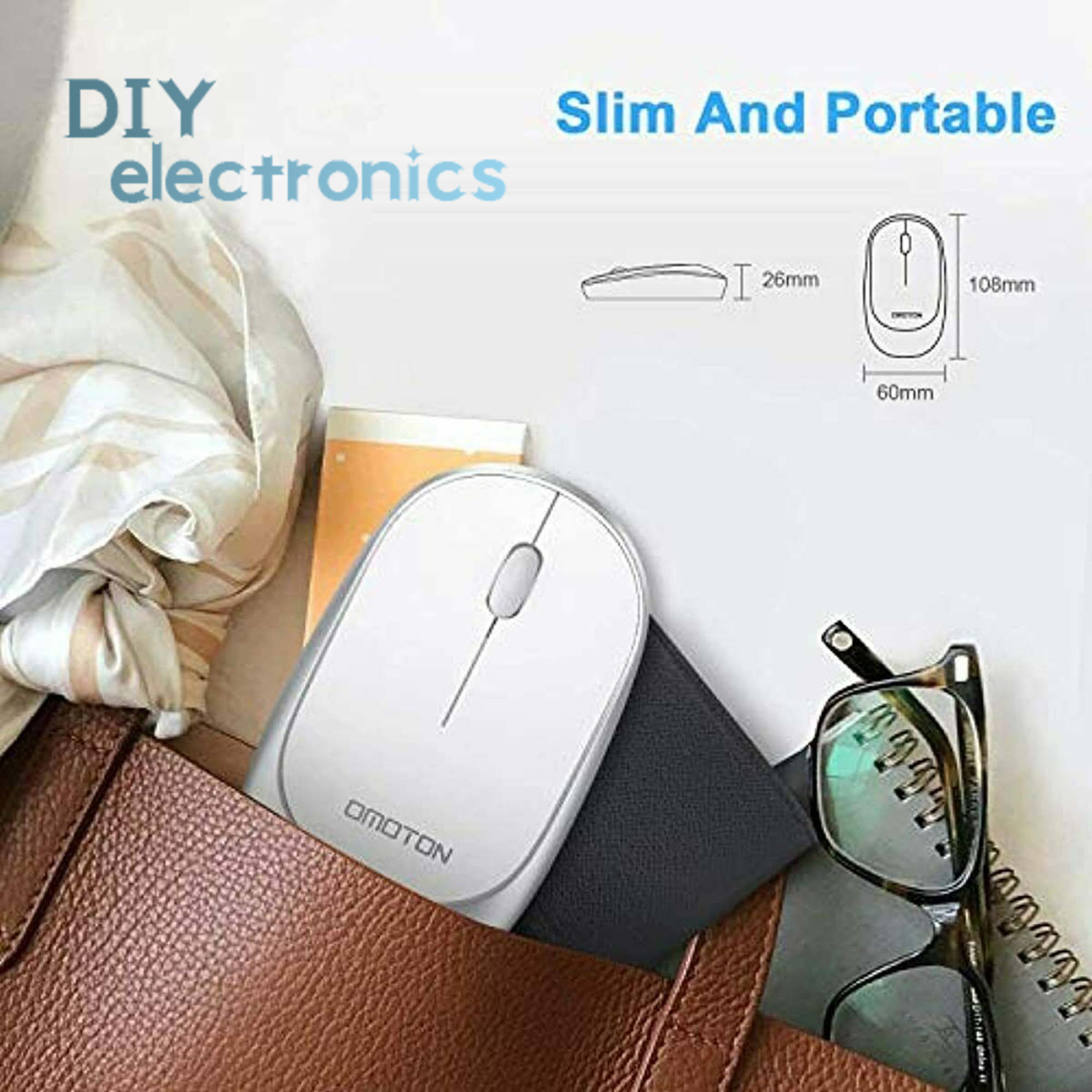 Bluetooth Wireless Mouse for iPad iPhone iPadOS 13 iOS 13 and Above US Compatible-image