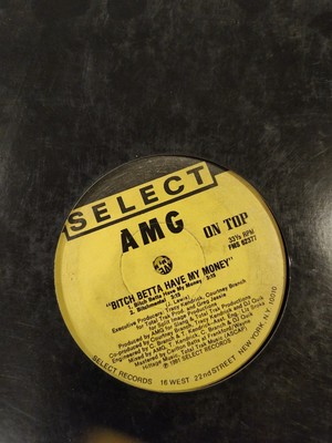 AMG I WANNA BE YO HO / BITCH BETTA HAVE MY MONEY SE-LECT 025021 US VINYL 12 VG
