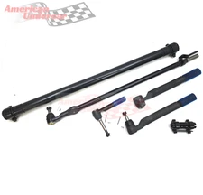 2011 - 2016 Ford F450 F550 HD Drag Link Tie Rod Sleeve Kit Super Duty Wide Frame