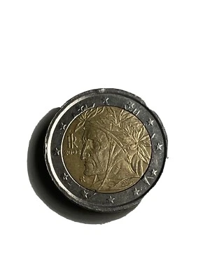 Pièce de 2 euro Italie 2002 Dante Alighieri - Photo 1/4