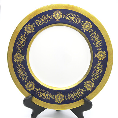LADY ANNE (Cobalt Blue) by COALPORT Bone China 10 3/4'' Dinner Plate(s) EXCELLENT