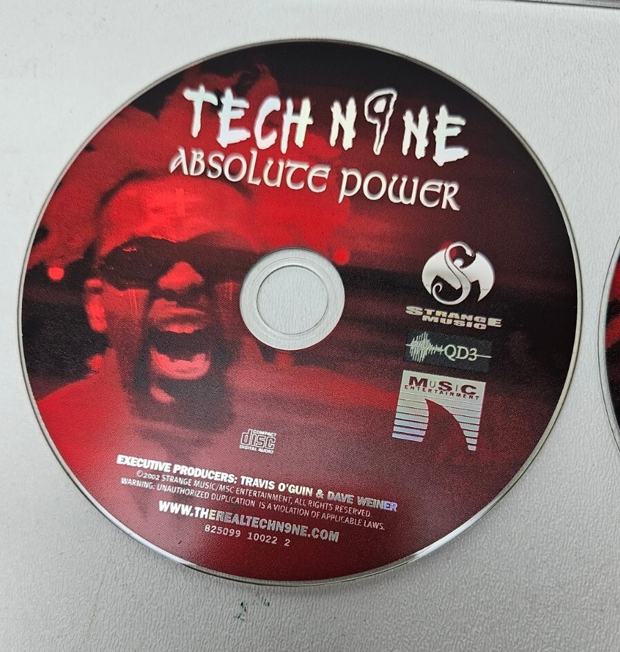 Tech N9ne Absolute Power 2 Disc CD w More Power Bonus CD