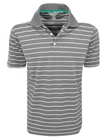Brooks Brothers- Pique Stripe Polo Gray/white Size Extra Large on sale Brooks Brothers- Pique Stripe Polo Gray/white Size Extra Large on sale
