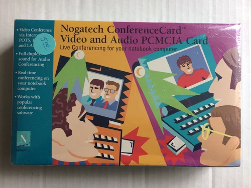 Nogatech Conference Card Video And Audio PCMCIA Card NEW SEALED