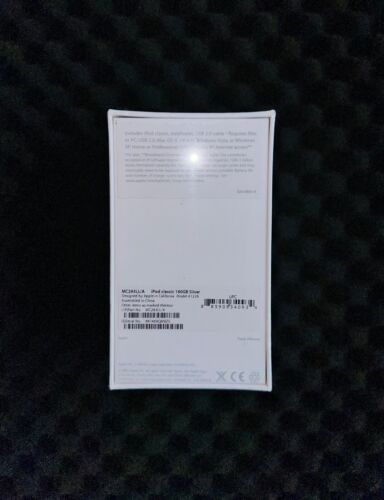 Apple iPod Classic 160GB SILVER 7th Generation RARE NEW FACTORY SEALED MC293LL/A - Picture 4 of 5