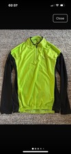 Men's long sleeve lime green and black muddyfox top size small