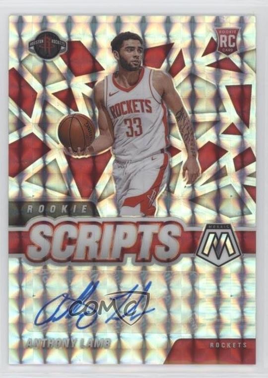 2020-21 Panini Mosaic Rookie Scripts Anthony Lamb #RS-ALB Auto nd3