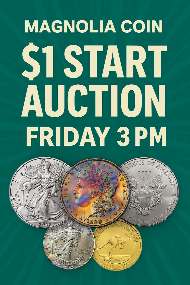 🔥Round 2! Magnolia Coin’s $1 Auction Is Back – Don’t Miss It!🔥