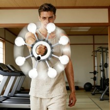 360° Rotating Arm Workout Trainer, Portable Upper Body Sculpt Exercise Equipment