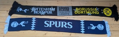 Tottenham Hotspur Fanschal Konvolut | Champions League vs Borussia Dortmund