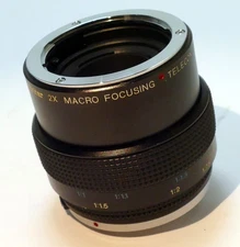 VIVITAR MACRO 2X Lens teleconverter for OM mount manual focus 1:1 close-up