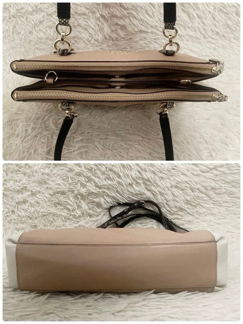 COACH Bag  2WAY Shoulder Bag Python Pattern F38249 - image 5