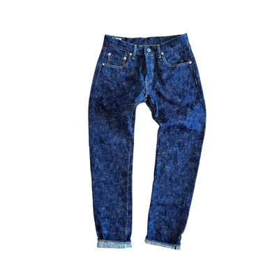 ONI Denim 17oz Kasuri Selvedge Regular Straight Jeans Made in Japan Indigo