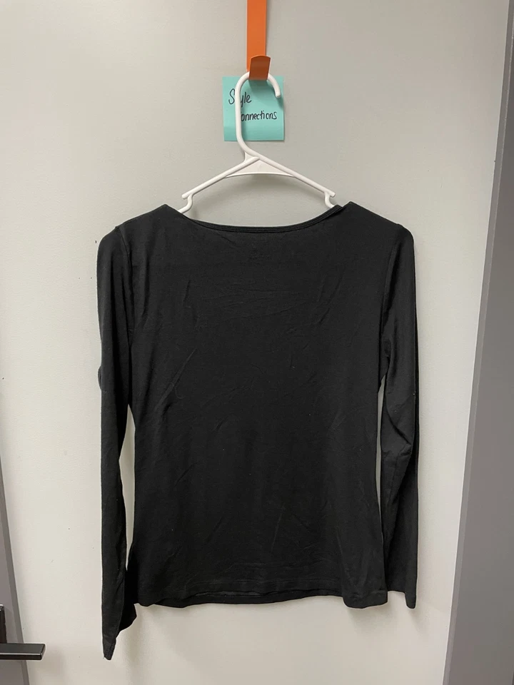 Ladies Danskin Now Long Sleeve Black Shirt - Size M - Image 2 of 3