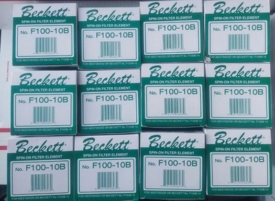 Twelve F100-10B  Replaces Garber Model R  And PurePro F100-10W Spin On Filters