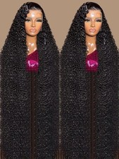 22 to 24inch Deep Wave Wig Human Hair 13x6 HD Lace Front 200 Density PrePlucked