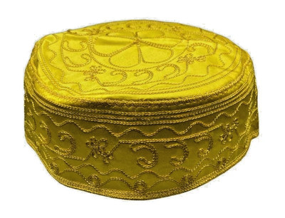 Oshun Santeria Head Cover Hat Spiritual Orisha Water Fertility, Love