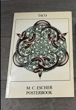M.C. Escher Posterbook TACO 6 Large Art Prints Geometric Opened