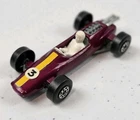 Vintage 1970 Superfast Matchbox Series No. 19 Lotus Lesney, Purple - READ
