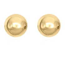AVORA 14K Yellow Gold-Filled Ball Stud Earrings
