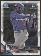 2018-19 Topps Bowman Chrome Ibandel Isabel BCP47 Chrome Prospects 1st