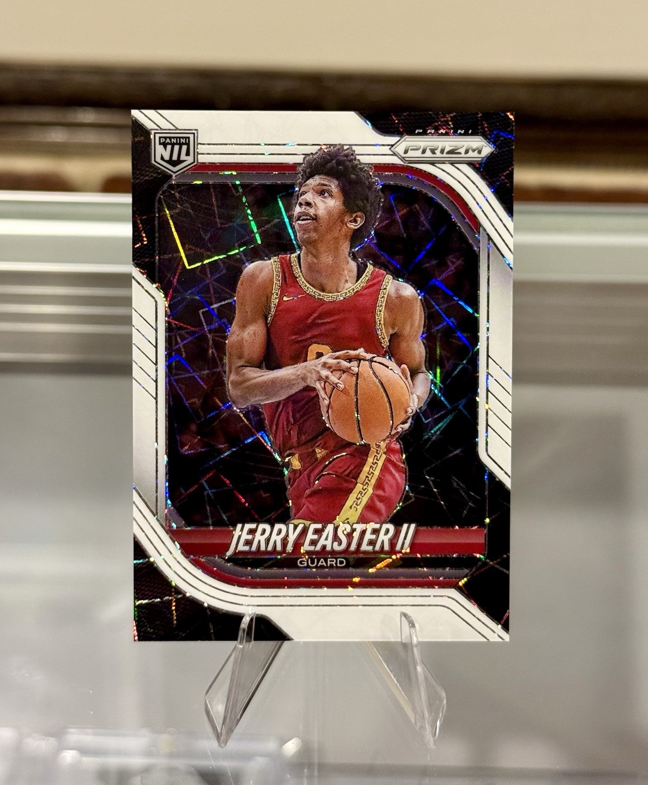 2025-26 Panini Prizm JERRY EASTER II #/99 WHITE LAZER PRIZM Ducks 109